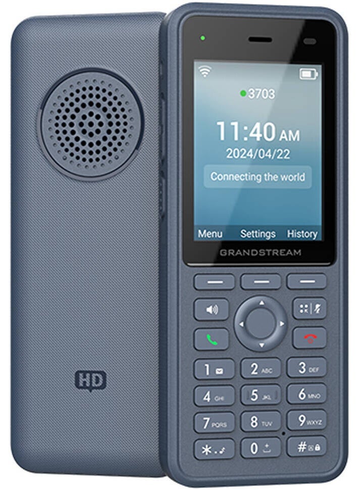 Grandstream هاتف Grandstream WP836 المتين، شاشة 2.8 بوصة، بتصنيف IP69K، واي فاي مزدوج النطاق 6، 3 حسابات SIP، 3 خطوط، مؤتمرات صوتية بأربعة اتجاهات - Image 2